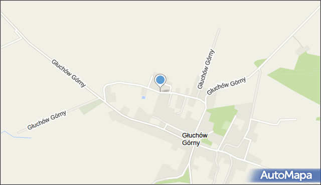 Głuchów Górny, Głuchów Górny, mapa Głuchów Górny