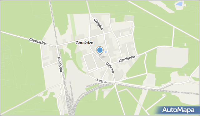 Górażdże, Główna, mapa Górażdże