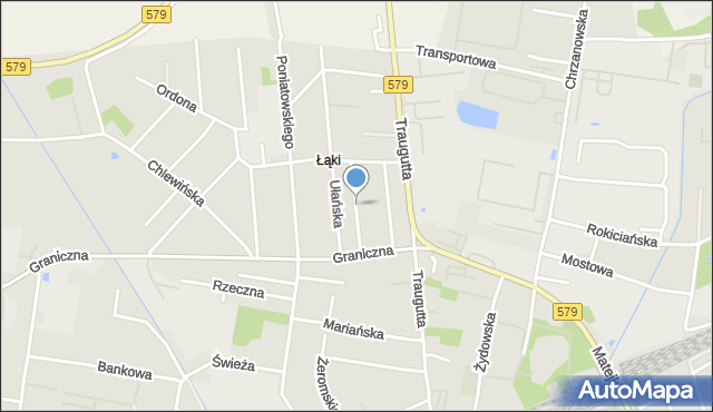 Grodzisk Mazowiecki, Gliniana, mapa Grodzisk Mazowiecki