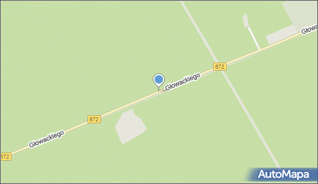 Nisko, Głowackiego Bartosza, mapa Nisko
