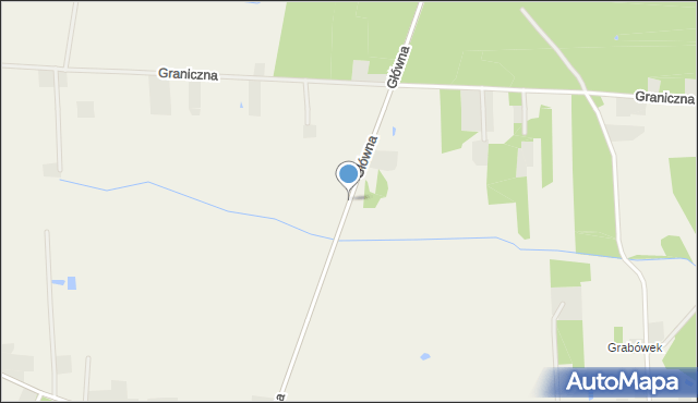 Nowe Racibory gmina Tarczyn, Główna, mapa Nowe Racibory gmina Tarczyn