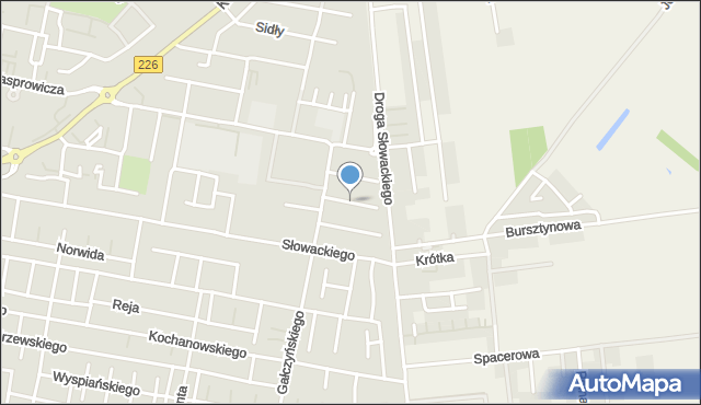 Pruszcz Gdański, Głowackiego Bartosza, mapa Pruszcz Gdański