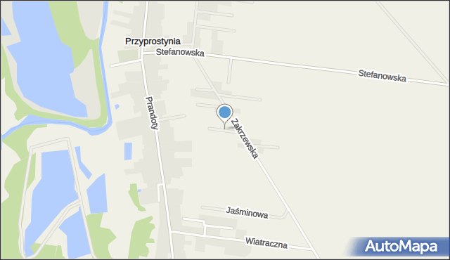 Przyprostynia, Glubkowa, mapa Przyprostynia