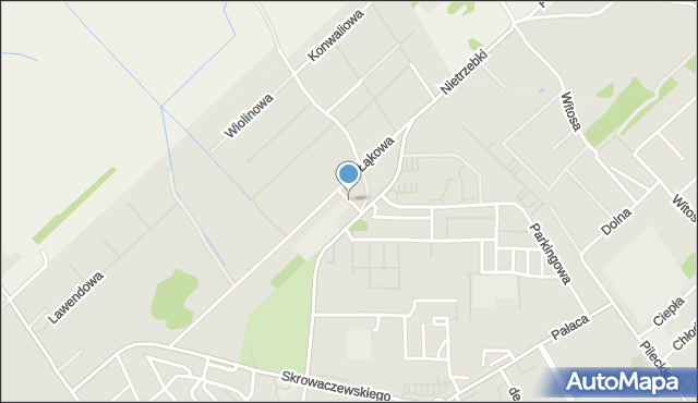 Żyrardów, Glebowa, mapa Żyrardów