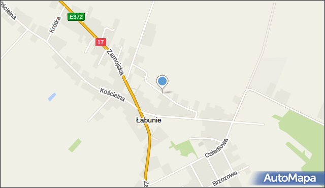 Łabunie, Gminna, mapa Łabunie