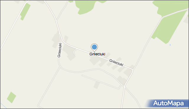 Gnieciuki, Gnieciuki, mapa Gnieciuki