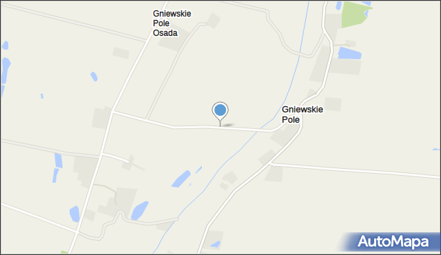 Gniewskie Pole, Gniewskie Pole, mapa Gniewskie Pole