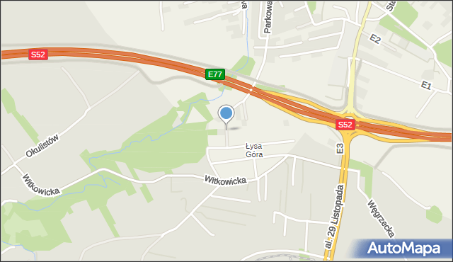Bibice, Górzysta, mapa Bibice