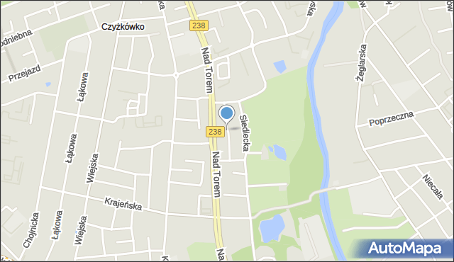 Bydgoszcz, Gogolińska, mapa Bydgoszczy