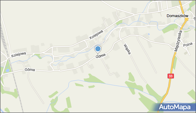 Domaszków gmina Międzylesie, Górna, mapa Domaszków gmina Międzylesie