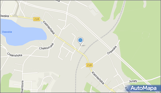 Gdańsk, Gowidlińska, mapa Gdańska