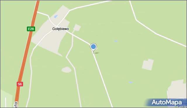 Gdynia, Gołębiewo, mapa Gdyni