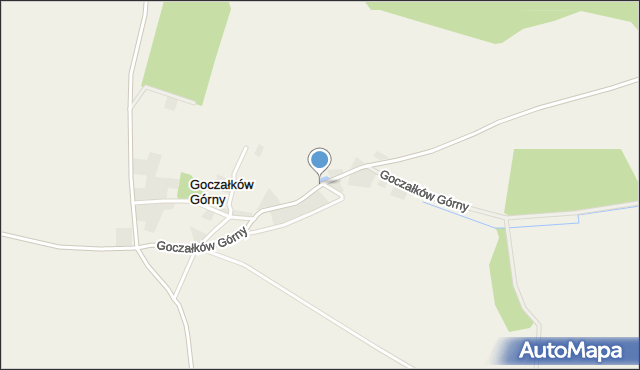Goczałków Górny, Goczałków Górny, mapa Goczałków Górny
