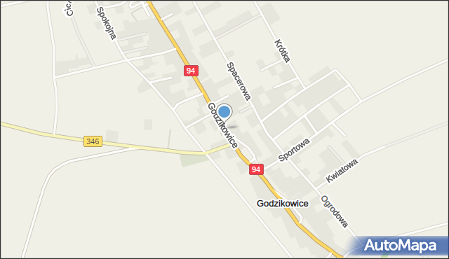 Godzikowice, Godzikowice, mapa Godzikowice