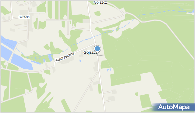 Gójszcz, Gójszcz, mapa Gójszcz