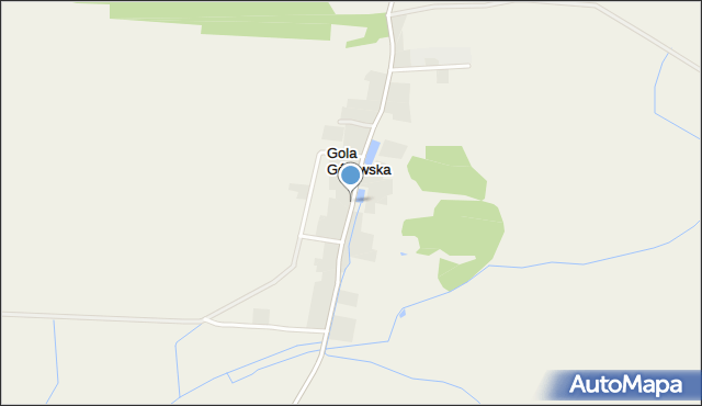 Gola Górowska, Gola Górowska, mapa Gola Górowska