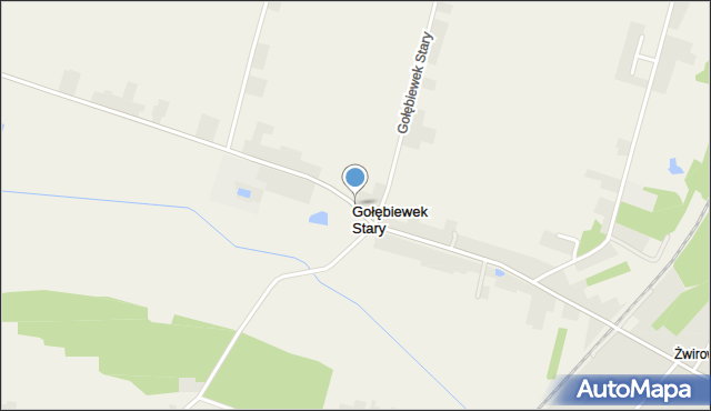 Gołębiewek Stary, Gołębiewek Stary, mapa Gołębiewek Stary