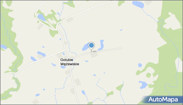 Golubie Wężewskie, Golubie Wężewskie, mapa Golubie Wężewskie