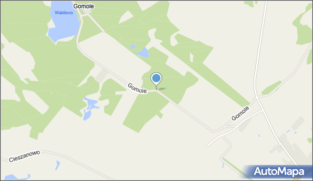 Gomole, Gomole, mapa Gomole