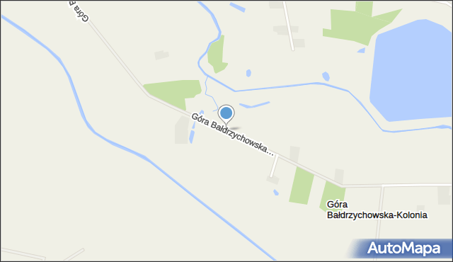 Góra Bałdrzychowska-Kolonia, Góra Bałdrzychowska-Kolonia, mapa Góra Bałdrzychowska-Kolonia