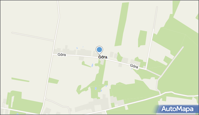 Góra gmina Łubnice, Góra, mapa Góra gmina Łubnice