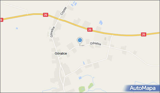 Góralice, Góralice, mapa Góralice