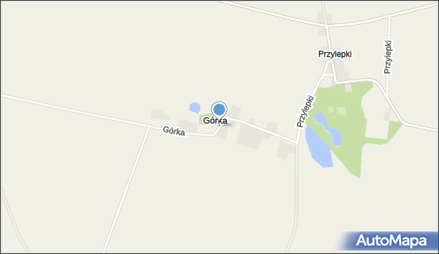 Górka gmina Brodnica, Górka, mapa Górka gmina Brodnica