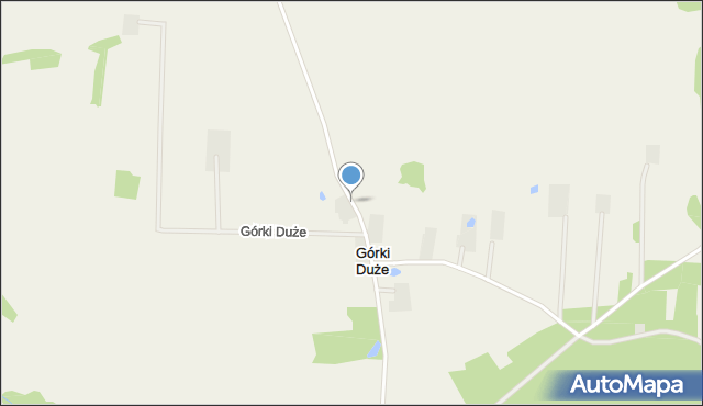 Górki Duże gmina Winnica, Górki Duże, mapa Górki Duże gmina Winnica