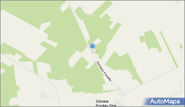 Górskie Ponikły-Stok, Górskie Ponikły-Stok, mapa Górskie Ponikły-Stok
