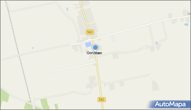 Gorzewo gmina Sierpc, Gorzewo, mapa Gorzewo gmina Sierpc