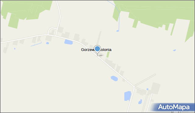 Gorzewo-Kolonia, Gorzewo-Kolonia, mapa Gorzewo-Kolonia