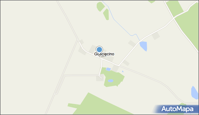 Gościęcino, Gościęcino, mapa Gościęcino