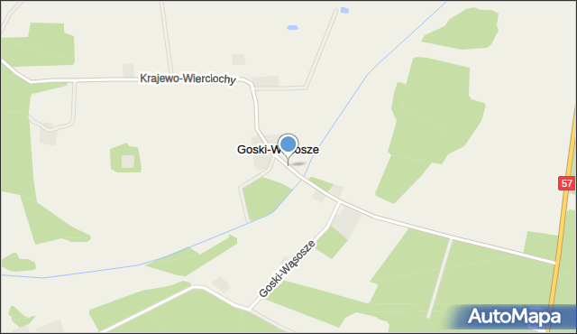 Goski-Wąsosze, Goski-Wąsosze, mapa Goski-Wąsosze