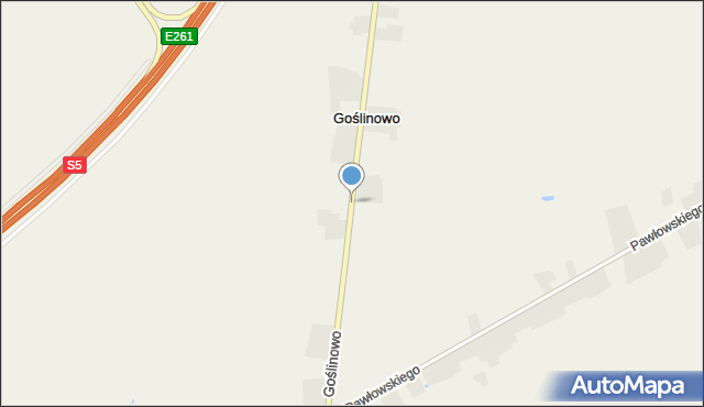 Goślinowo, Goślinowo, mapa Goślinowo