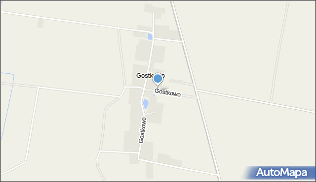 Gostkowo gmina Przasnysz, Gostkowo, mapa Gostkowo gmina Przasnysz