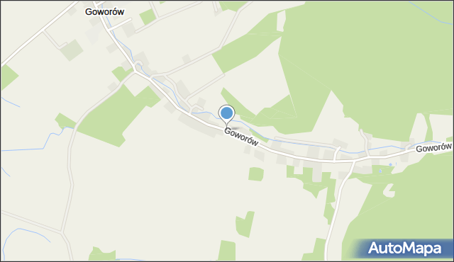 Goworów, Goworów, mapa Goworów