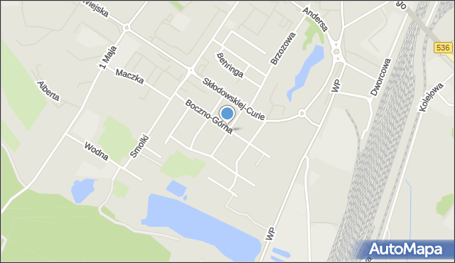 Iława, Górna, mapa Iława