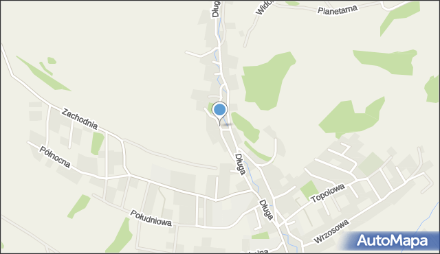 Jeżów Sudecki, Górna, mapa Jeżów Sudecki