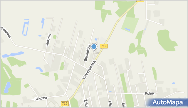 Kanie gmina Brwinów, Gościnna, mapa Kanie gmina Brwinów