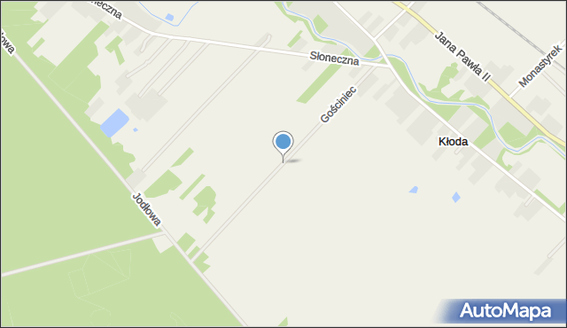 Kłoda gmina Rytwiany, Gościniec, mapa Kłoda gmina Rytwiany