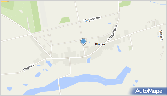 Klucze gmina Głogów, Gościnna, mapa Klucze gmina Głogów