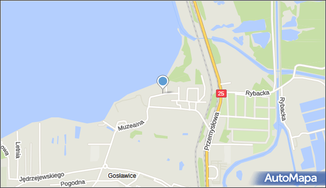 Konin, Gotycka, mapa Konina