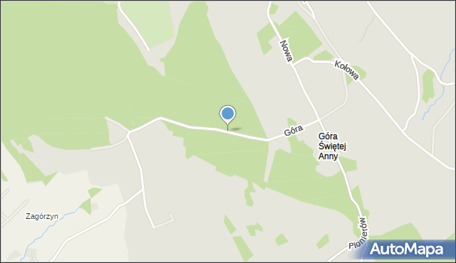 Nowa Ruda powiat kłodzki, Góra Anny, mapa Nowa Ruda powiat kłodzki