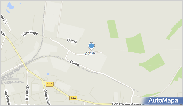 Nowogard, Górna, mapa Nowogard