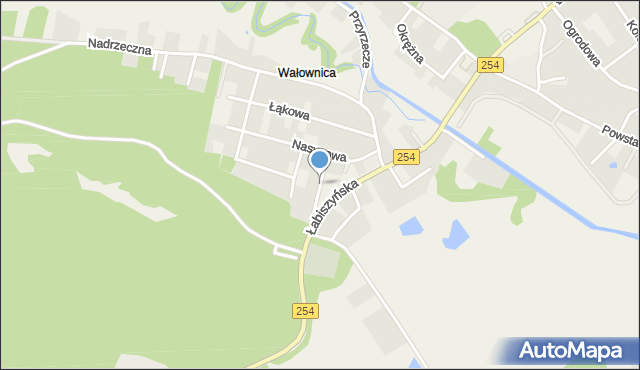 Olimpin, Górzysta, mapa Olimpin