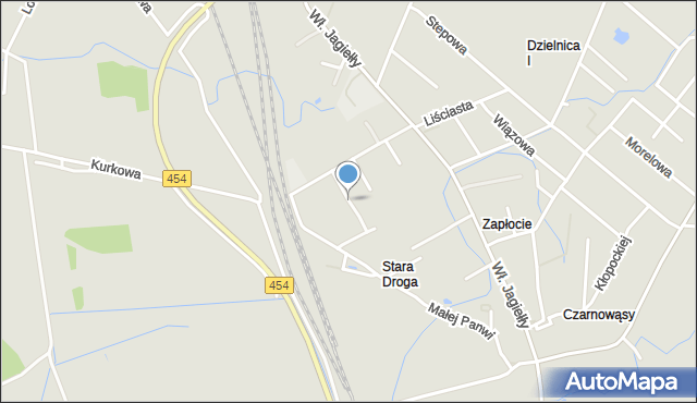 Opole, Goethego Johanna Wolfganga, mapa Opola