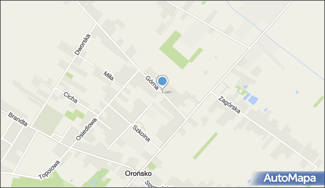 Orońsko, Górna, mapa Orońsko