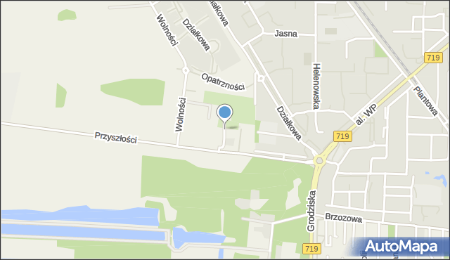 Parzniew, Gościnności, mapa Parzniew