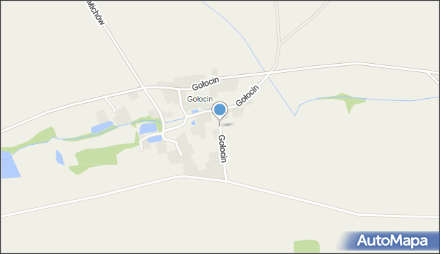Pątnów gmina Chojnów, Gołocin, mapa Pątnów gmina Chojnów