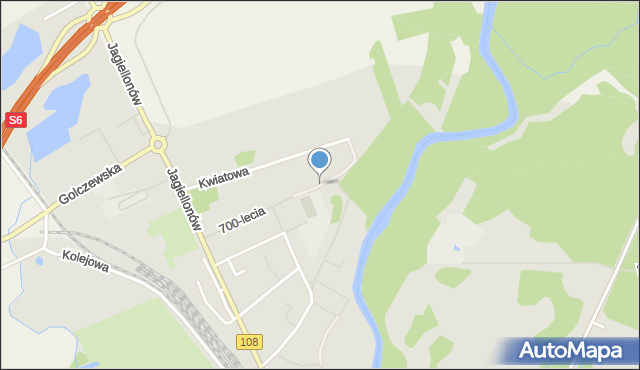 Płoty powiat gryficki, Górna, mapa Płoty powiat gryficki